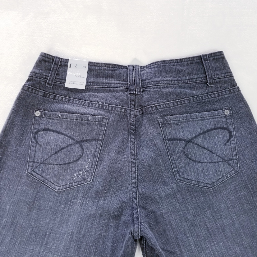 Chico's Platinum Smoke Color Jeans- 31 x 31" - NWT - Picture 4 of 7